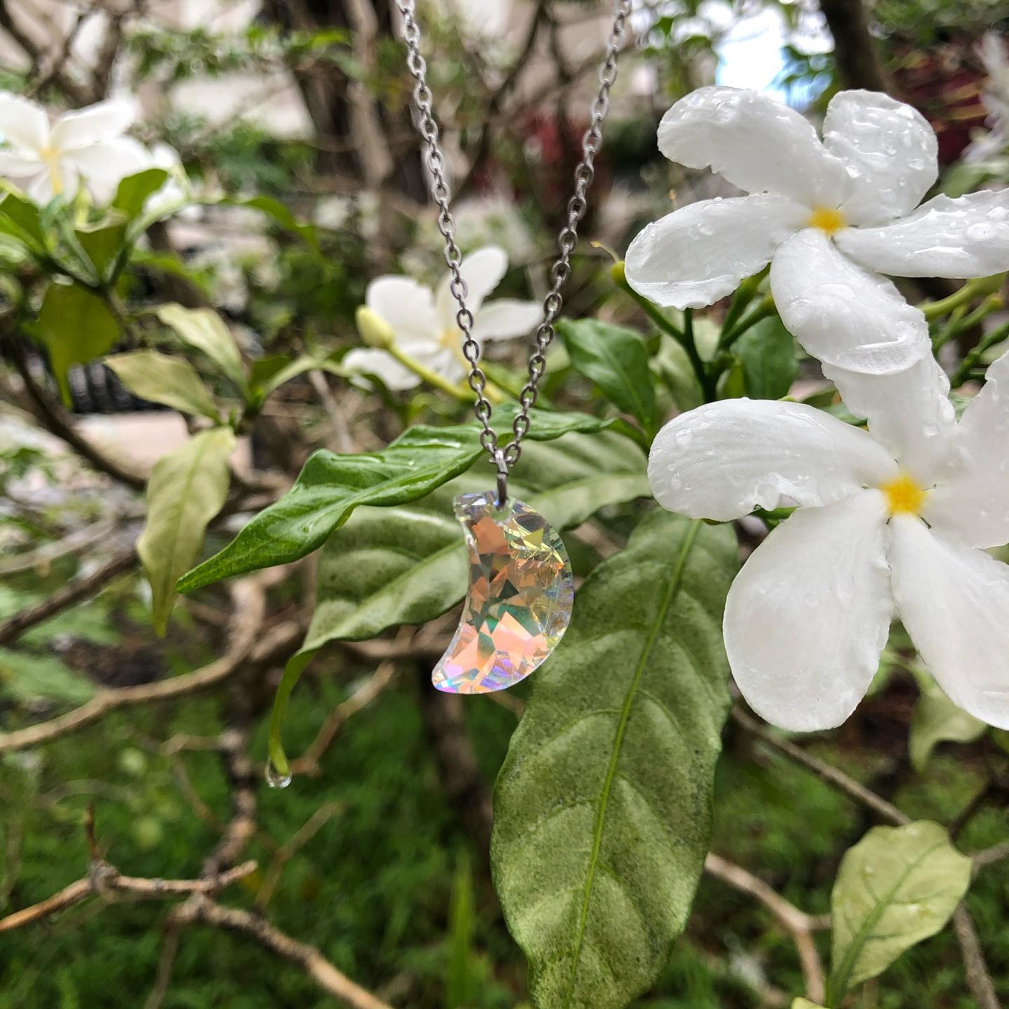 Big Moon Necklace | Stainless Steel